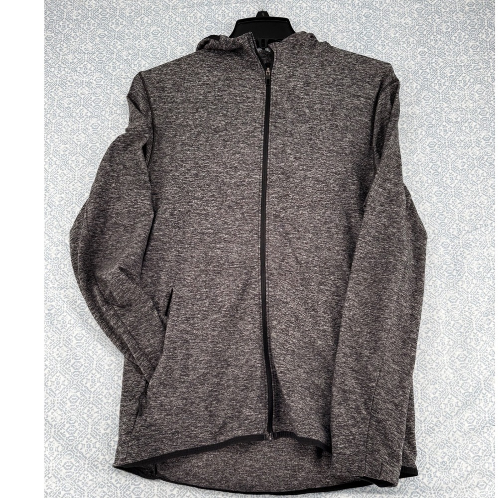 Lululemon Going Places Hooded Jacket Sz 6 Heathered Gray Full Zip Spacer W4ABQS